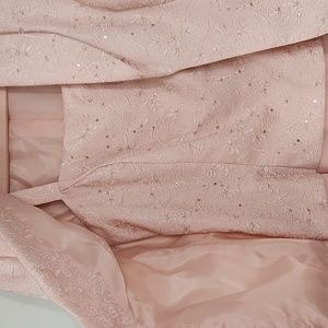 JEANNE ALEXANDER Beautiful light pink or peach dress with jacket